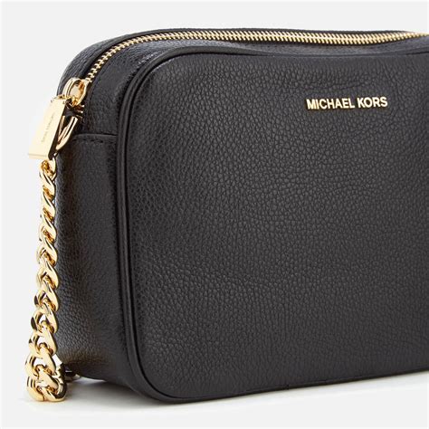 michael kors ginny medium camera bag black|MICHAEL Michael Kors Ginny Medium Camera Bag .